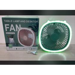 Table Lamp & Fan