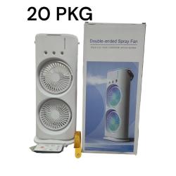Double Fan With Routing ,Remotes & Lights
