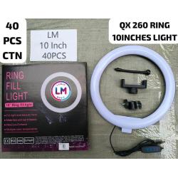 QX 260 10'' Inches Ring Light