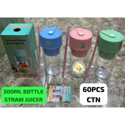 500 ml bottle straw juicer