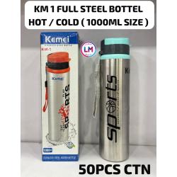 KM Steel Bottle 1000ml