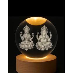 Crystal Ball Bhagwan ji Night Light